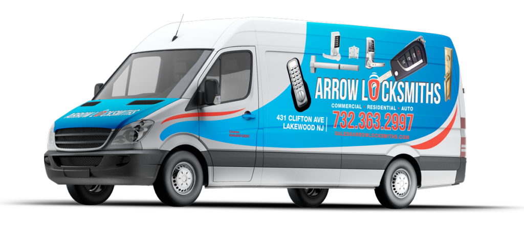 Arrow locksmiths emergency service vehicle 24 hour service