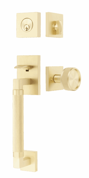 Hercules Knurled sectional handleset