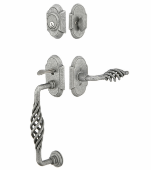 Emtek Sectional with Lafayette Grip Handleset