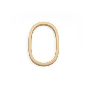 Emtek Modern House Number Digit '0'