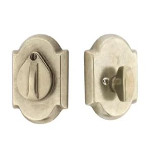 Emtek #1 Sandcast Bronze Deadbolt With Flap