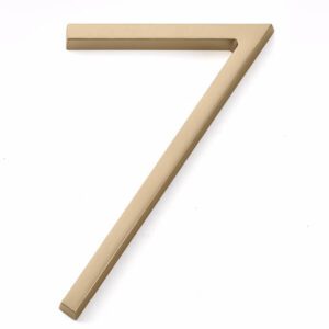 Emtek Modern House Number Digit '7'