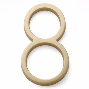 Emtek Modern House Number Digit '8'