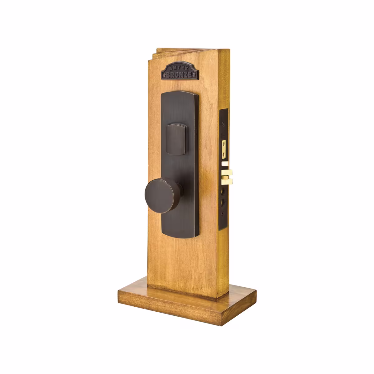 Emtek Entrance Locksets Sandcast Bronze - Hailey Mortise
