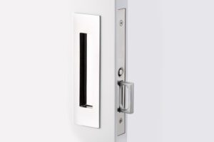 Emtek Narrow Modern Rectangular Passage Pocket Door Mortise