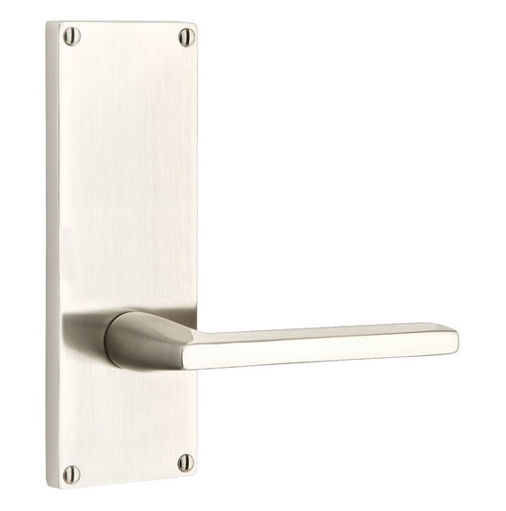 Emtek Modern 7” Non-Keyed Sideplate Locksets - Brass - Image 2