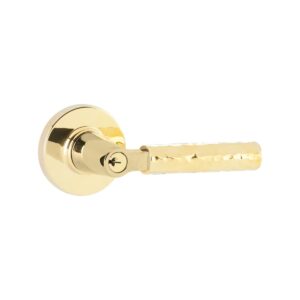 Emtek Select L-Square Hammered Key In Leverset
