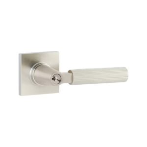 Emtek Select L-Square Straight Knurled Key In Lever