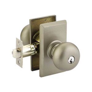 Emtek Key in Winchester Knob - Sandcast Bronze