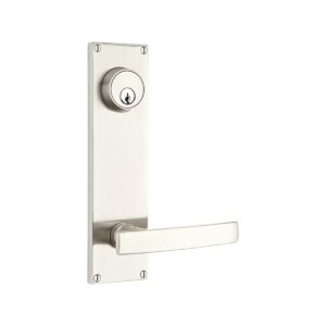 Emtek Modern 5 1/2” C-C Keyed Sideplate Locksets - Brass