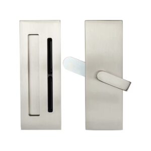 Emtek Barn Door Privacy Lock with Integrated Strike