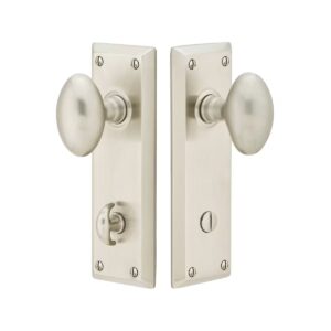 Emtek Quincy Thumbturn Privacy Non-Keyed Sideplate