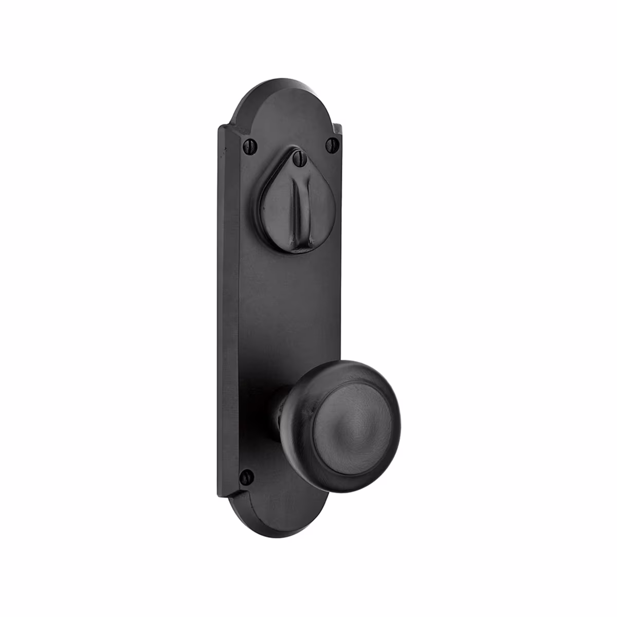 Emtek #5 Bronze Sideplate Lockset-Sandcast Bronze - Image 3