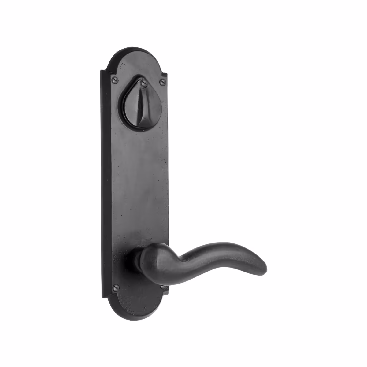 Emtek #5 Bronze Sideplate Lockset-Sandcast Bronze - Image 2