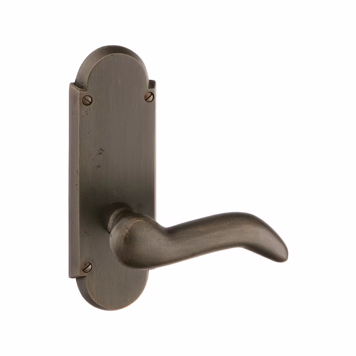 Emtek #5 Bronze Sideplate Lockset-Sandcast Bronze