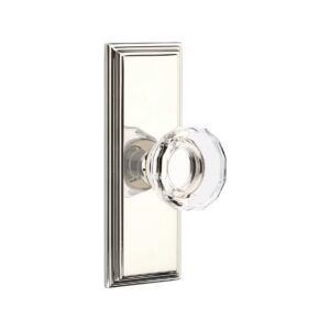 Emtek Wilshire Sideplate Lockset-Brass Keyed/Non-Keyed