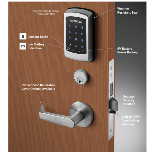 Accentra Nextouch NTM638-NR Pushbutton Non-Cylinder - Image 4