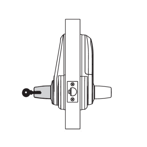 Accentra Nextouch NTB613-NR Pushbutton Cylindrical - Image 2