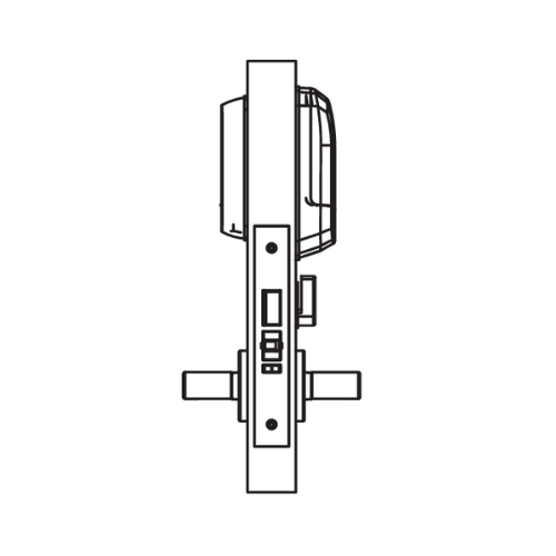 Accentra Nextouch NTM638-NR Pushbutton Non-Cylinder - Image 2
