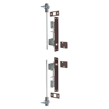 Rockwood 2842 Automatic Flush Bolt Set for Metal Doors - Image 3
