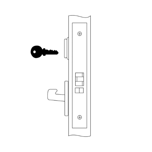 Accentra 8829FL Closet Mortise Lock - Image 7