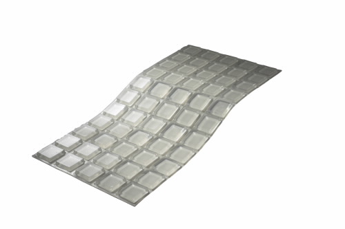 Rockwood 606-RKW Clear Rubber Wall Guard