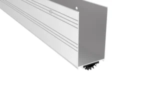 Pemko 221_V U-Shaped Door Shoe & Kick Plate with Eco-V