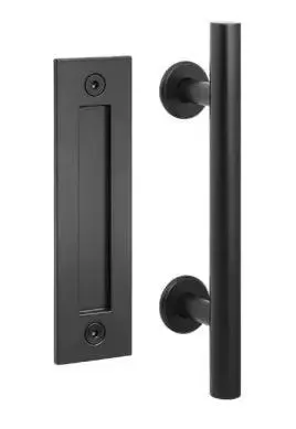 Yale Barn Door Handle with Flush Pull